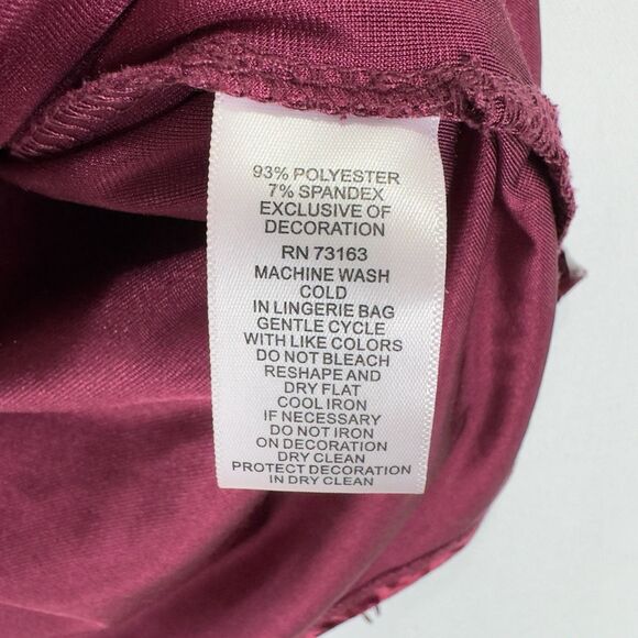 Fairy Grunge Whimsigoth Top Womens Medium Burgundy Velvet Witchy‎ Vampire Goth - Picture 8 of 11